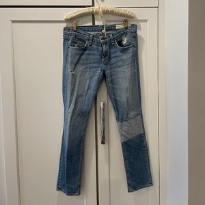 rag & bone Low-Rise Tomboy Jeans